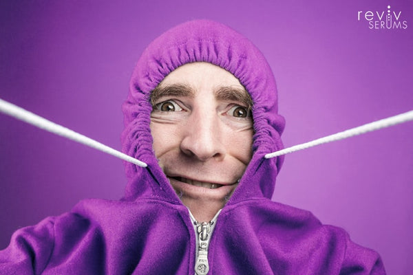 Man hiding scalp