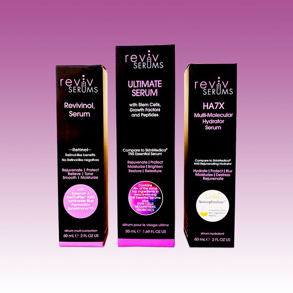 Reviv Skin Survival Kit boxes
